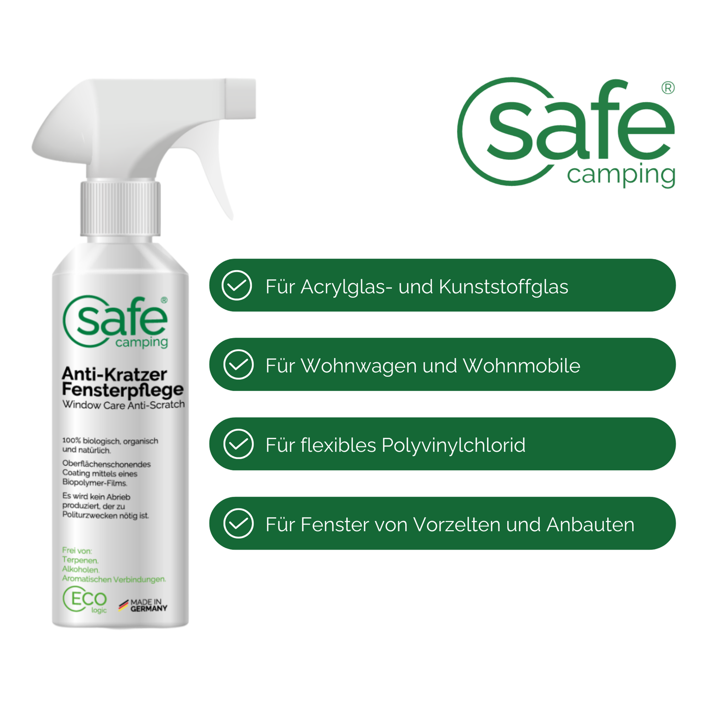 Anti-Kratzer Fensterpflege
