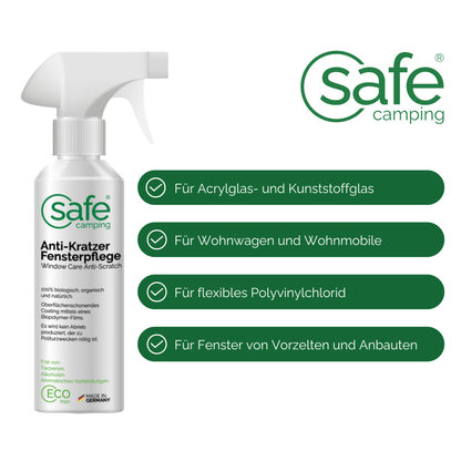 Anti-Kratzer Fensterpflege