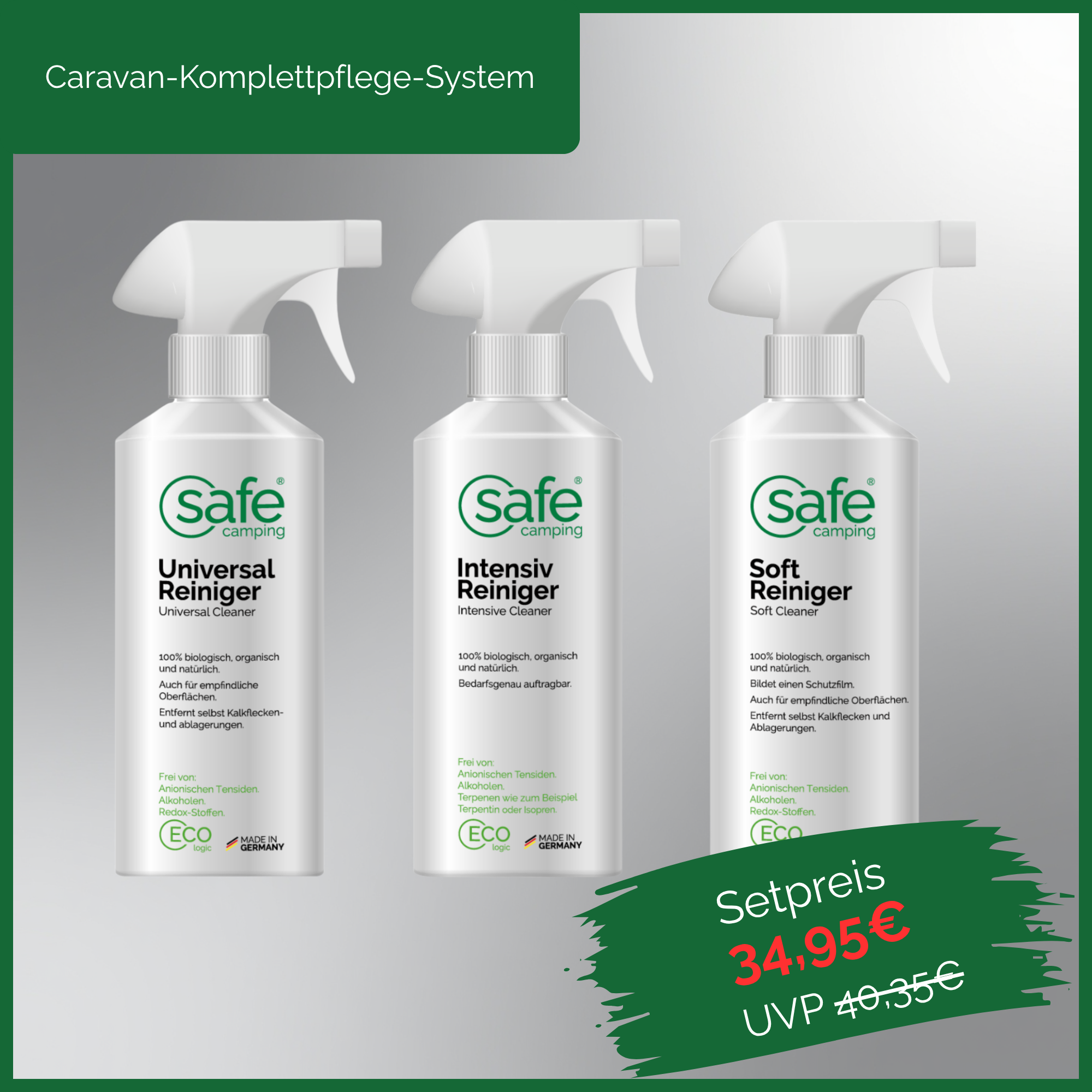 Caravan-Komplettpflege-System – Für Intensiv-, Grund- & Feinreinigung