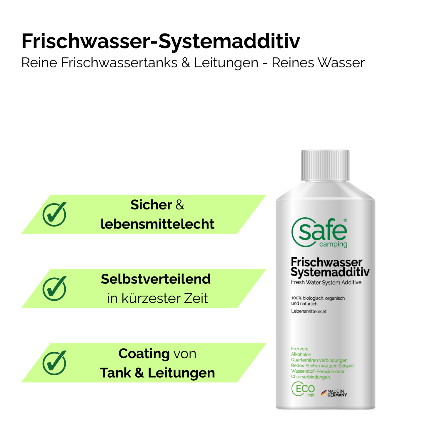 Tankhygiene Pflege-System – Für Frischwasser- & Abwassertanks im Caravan