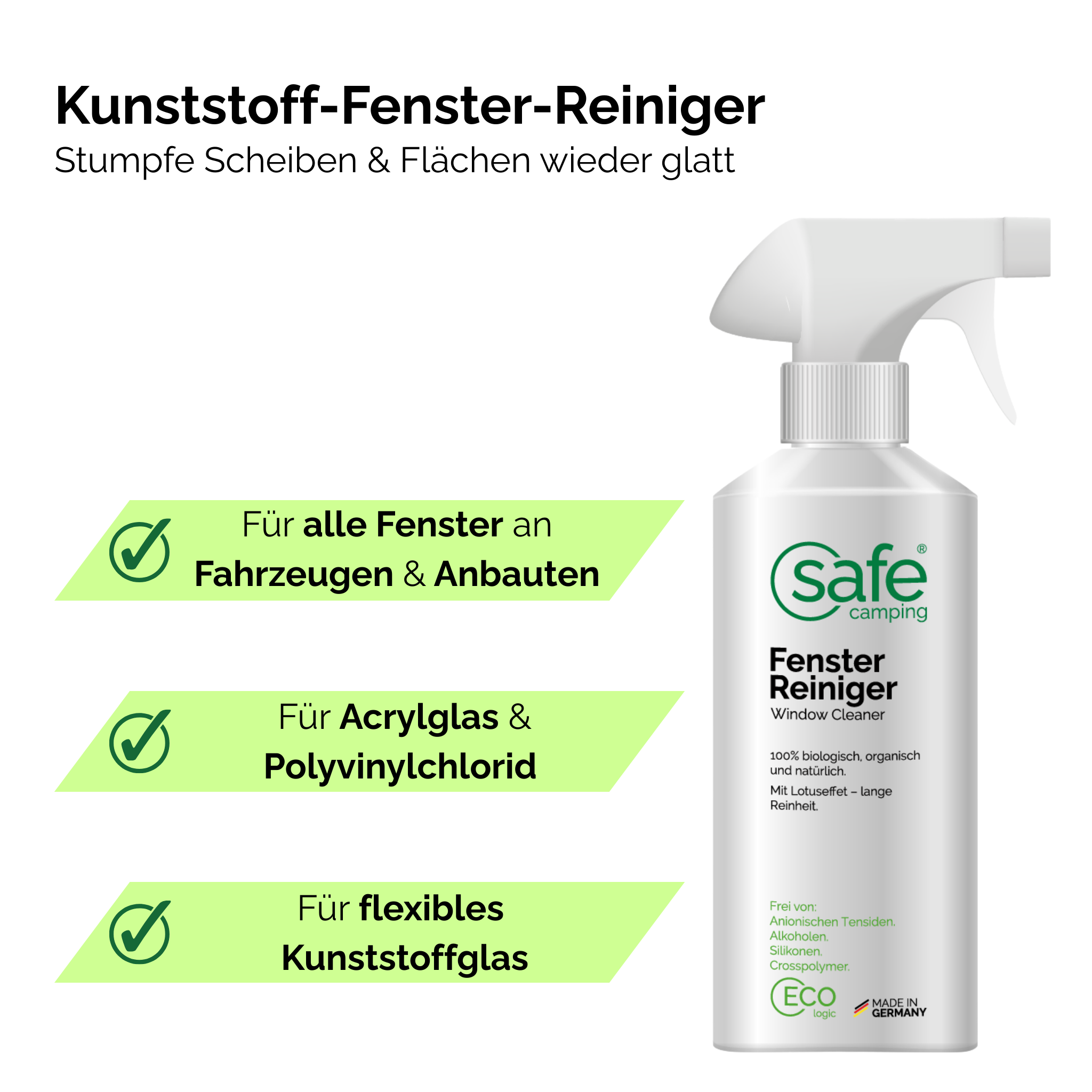 Kunststoff-Fenster-Reiniger