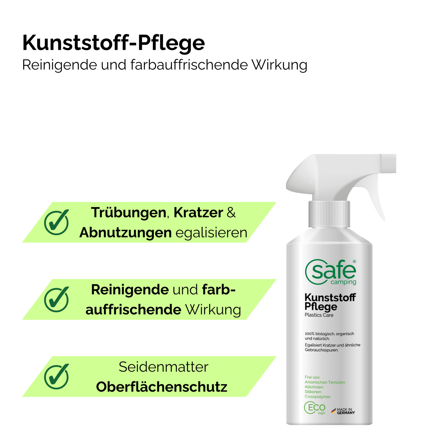 Interior care system – special cleaner for plastic and flooring in caravans