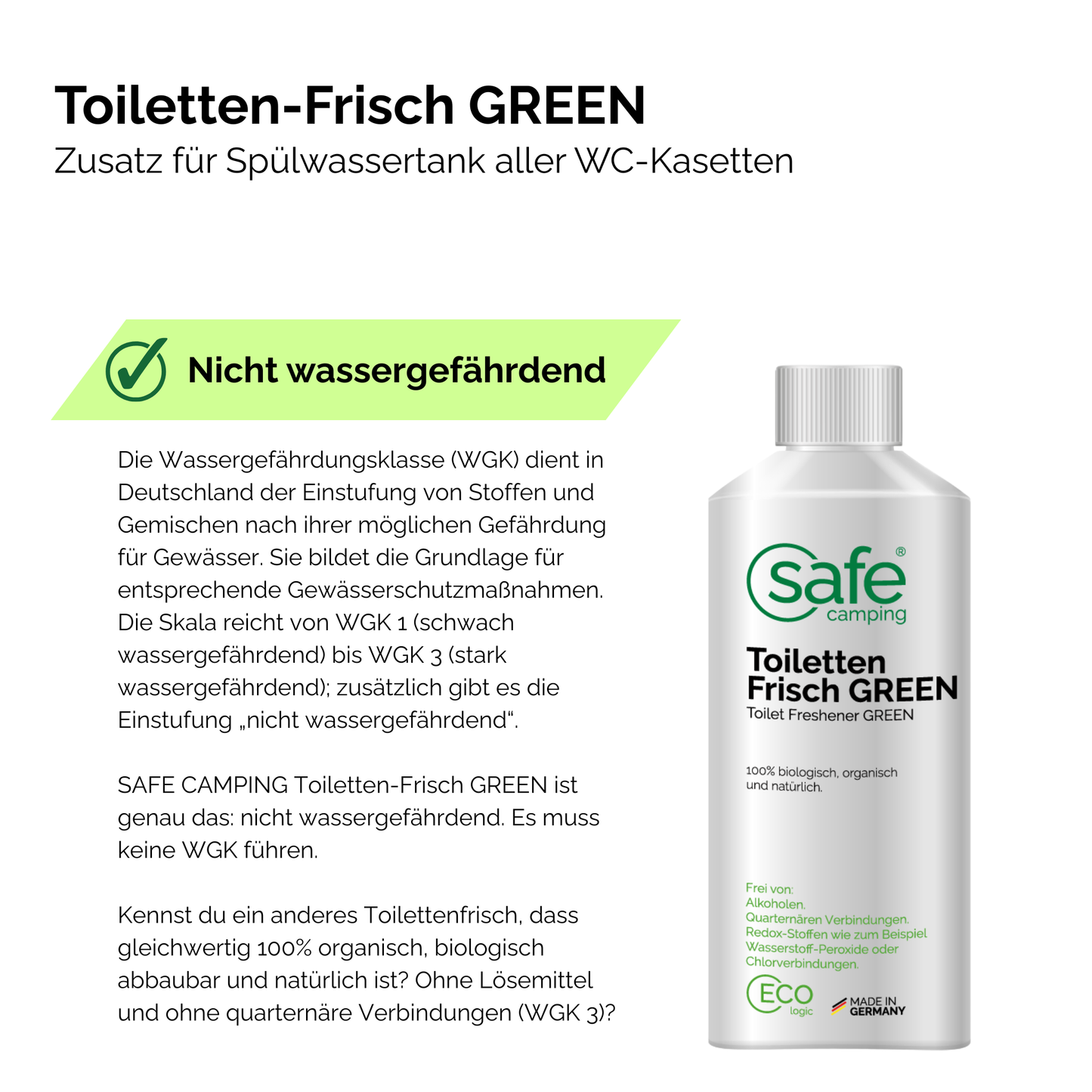 Toiletten-Frisch GREEN