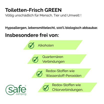Toiletten-Frisch GREEN