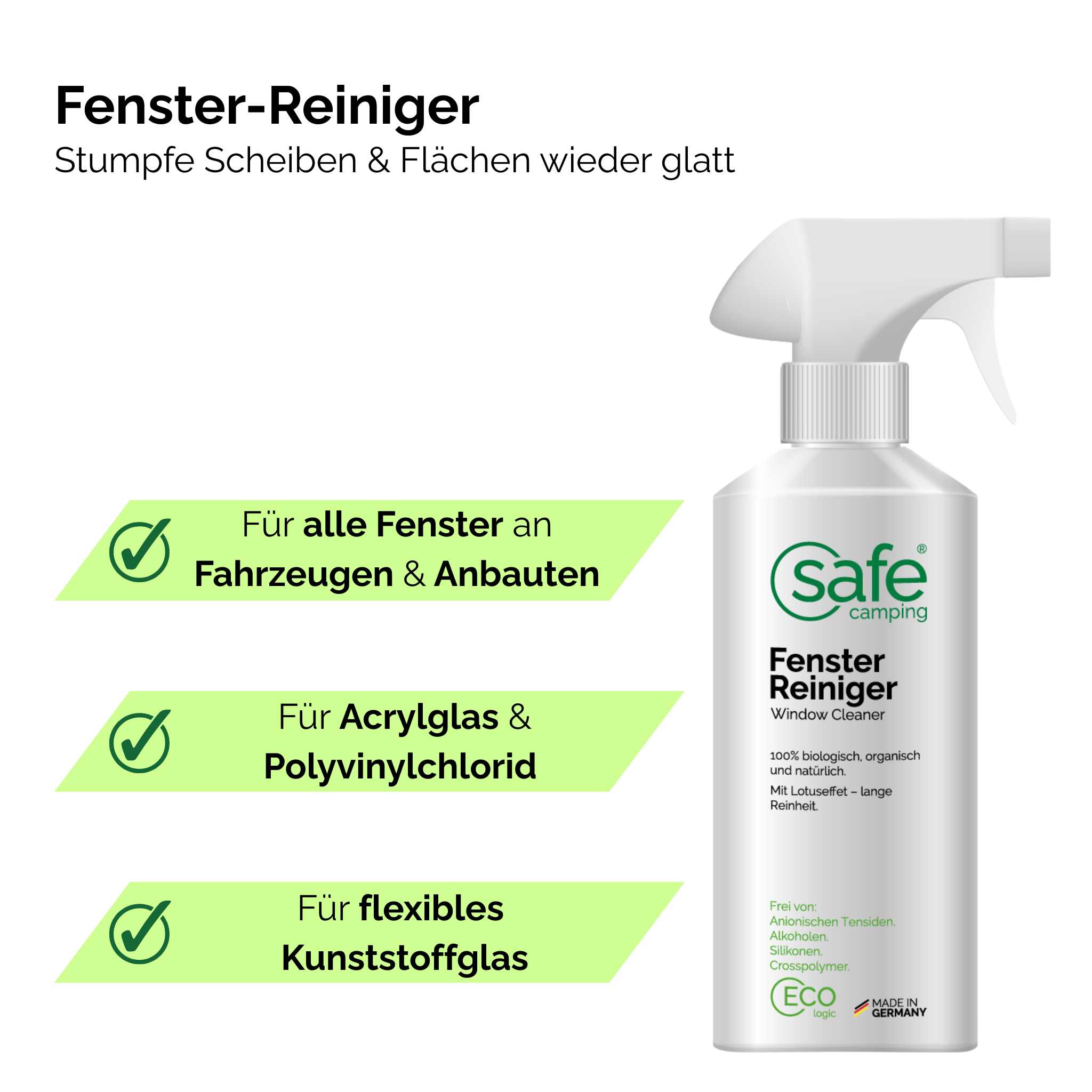 Kunststoff-Fenster-Reiniger