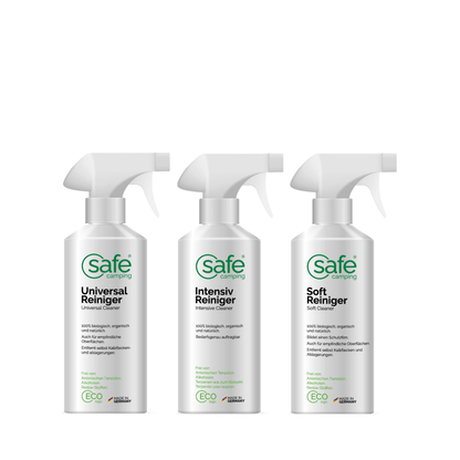 Reinigungs-Combo “Dichtmassen-Profi” mit Universal-, Intensiv- und Soft-Reiniger von SAFE CAMPING